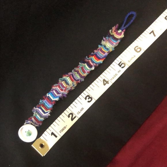 Handmade Cotton Bracelet - Picture 2 of 2